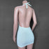 Knitted Dress With Hip And Halter - ROUTINE FASHION